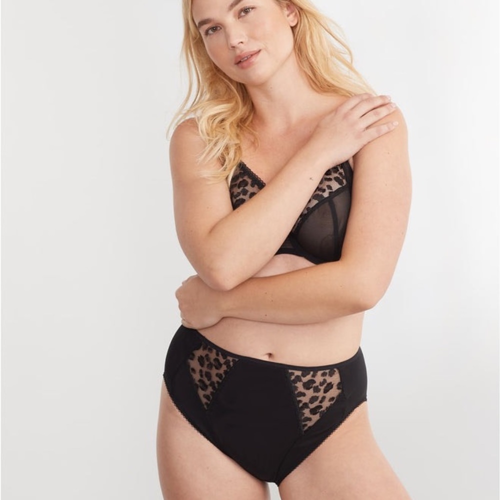 Elomi Women's Black Hi-Cut Brief Curvy Plus size XL